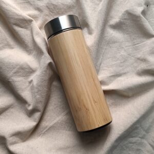 Bamboo Bottle (400ml) Steel Lid