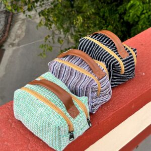 Nepali Travel Pouch (Green Pattern)
